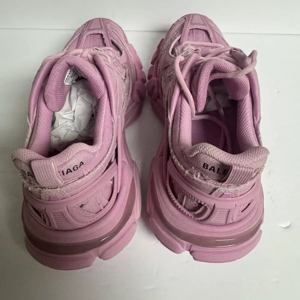 Balenciaga Womens Track 2 Open Sneaker Pink Size EU37 US7 - Picture 4 of 6